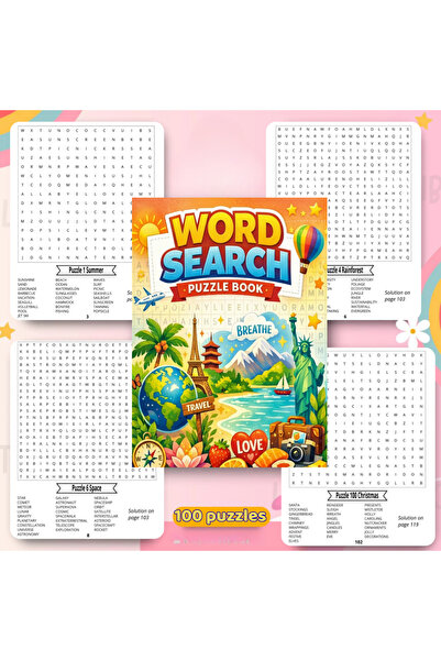 OBRO Βιβλίο Δραστηριοτήτων Αναζήτησης Λέξεων για Ενήλικες & Ηλικιωμένους – 10...