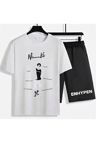 SVART WEAR Ni-Ki Enhypen K-Pop Unisex 100% Cotton Shorts - T-Shirt Bottom Top...