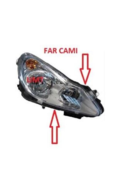 İthal Opel Corsa D Far Camı Sağ 06 -10