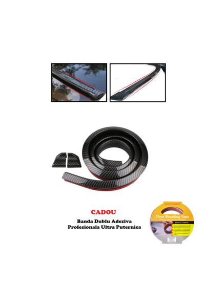 PARADOX SINCE 1992 Καθολικό Αεροτομέα Αυτοκινήτου από Ανθρακόνημα, Εύκαμπτο Κ...