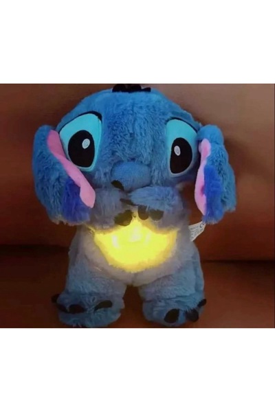 Gökkuşağı Sepeti Stitch Sesli Işıklı Uyku Arkadaşı