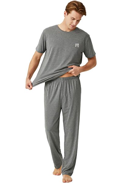 casme Mens Loungewear Sets Pajamas Set Soft Sleepwear Family Night Wear
