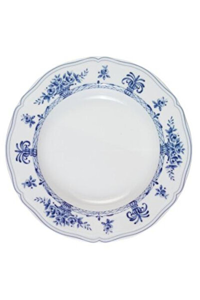 Le Coq Porcelaine نيوس أنثيروس - طبق أزرق منقوش للحساء والمعكرونة مقاس 24 سم ...