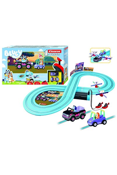 Carrera FIRST Bluey & Bingo Yarış Seti 2.4 m Pistli Araba Yarışı Oyuncak Seti