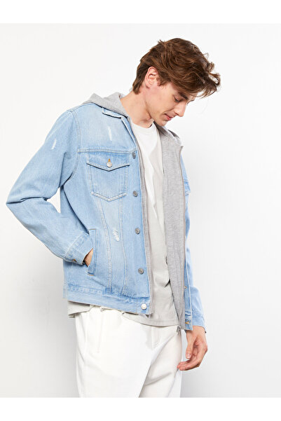 LC Waikiki Regular Fit Hooded Men's Denim Jacket