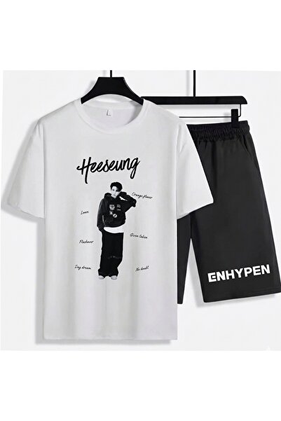 SVART WEAR Heeseung Enhypen K-Pop Unisex 100% Cotton Shorts - T-Shirt Bottom ...