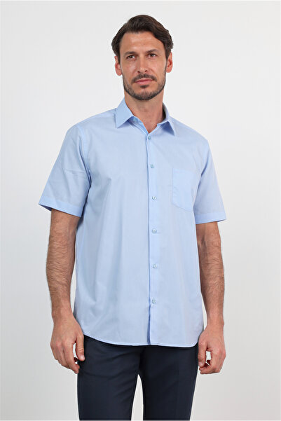 İmza Μεξικάνικο πουκάμισο Mavi με κοντό γιακά, κοντό μανίκι, τσέπες και άνετη...