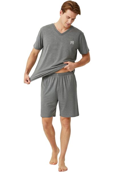 casme Mens Loungewear Sets Pajamas Set Soft Sleepwear Family Night Wear
