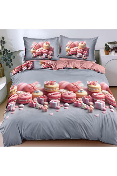 OEM Duvet Cover Set with Stretchy 180x200 for double bed, 4 pieces, JHN Finet...