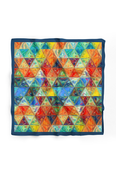 tuaipek Sırlı Prizma Desen Bandana/Fular