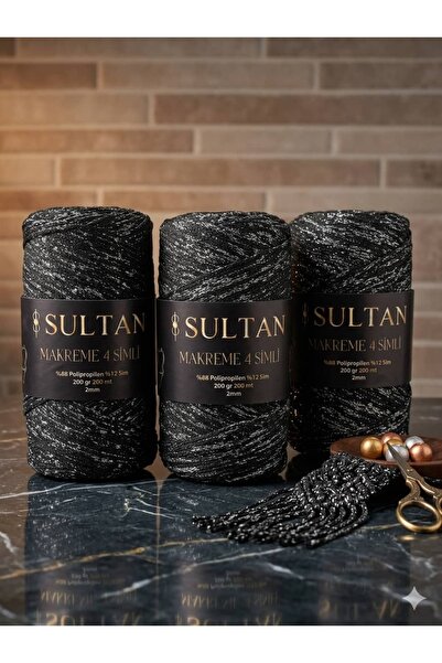 Sultan ماكريمي4 لمّاع أسود فضي 1270