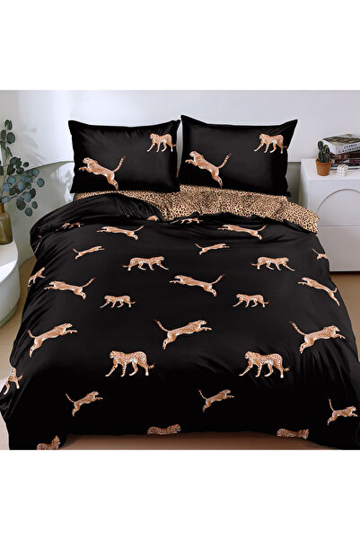 OEM Duvet Cover Set with Stretchy 180x200 for double bed, 4 pieces, JHN Finet...