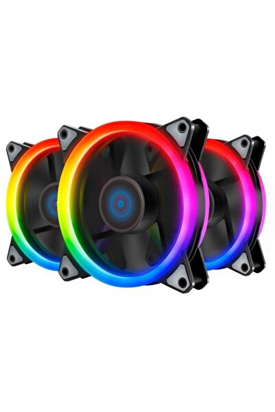 Inaza Set 3 ventilatoare Specter Pro aRGB