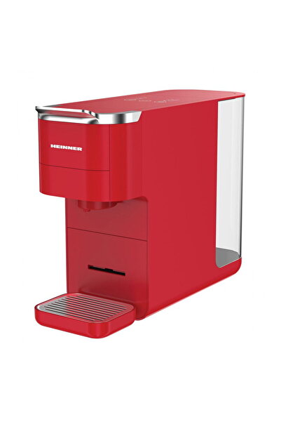 Heinner Espressor cu capsule HEMC-DD15RED, 1525 W, Rezervor 1.5 l, Ecran digi...