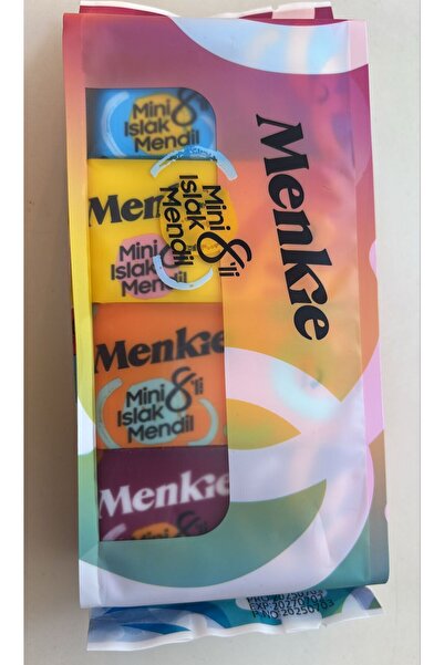lummed Menkie Mini Islak Mendil 8 Adetli 8 Paket