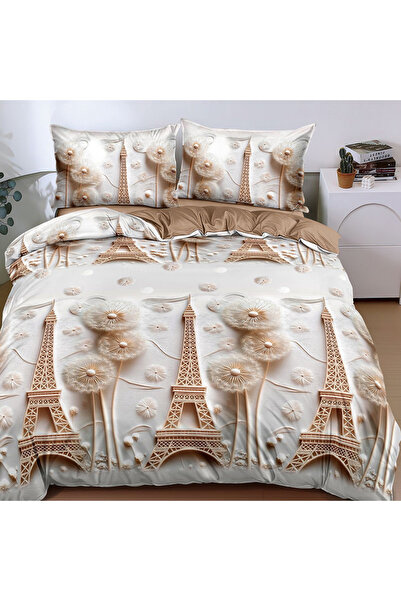 OEM Duvet Cover Set with Stretchy 180x200 for double bed, 4 pieces, JHN Finet...