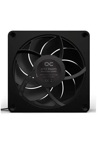 Alphacool Apex Stealth Metall Lüfter, 1x 120mm Fan, 2000RPM, Black
