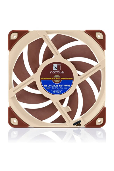 Noctua NF-A12x25 5V PWM 120mm, ventilator premium de 5V cu PWM