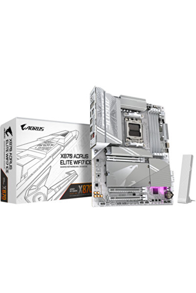 Gigabyte X870 AORUS ELITE X3D ICE AMD X870 Socket AM5 ATX Alb