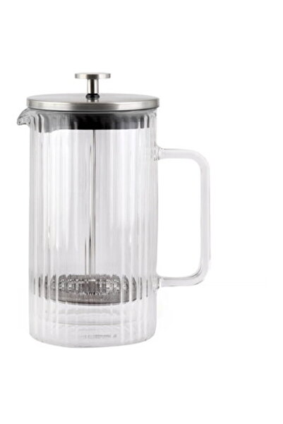 Vialli Design Cafetieră French Press Tulip Argintiu Mat 1l