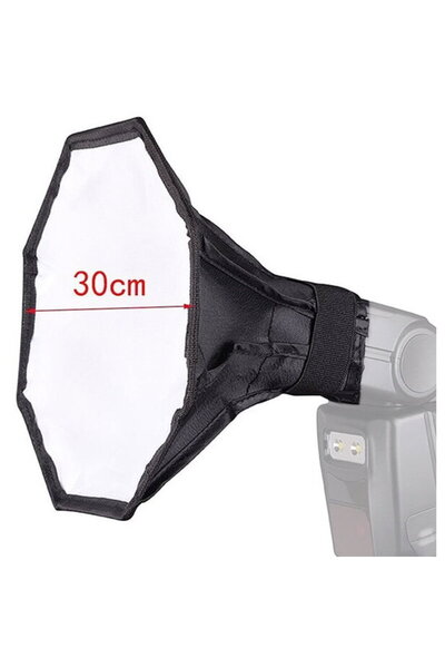 iShoot Mini softbox octogonal 30cm pt blitz speedlite