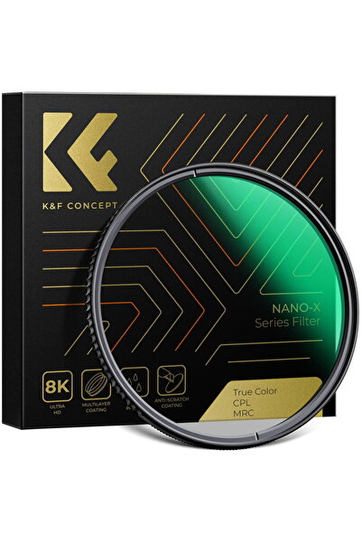 K&F CONCEPT Filtru CPL CPL True Color pentru seria Nano-X