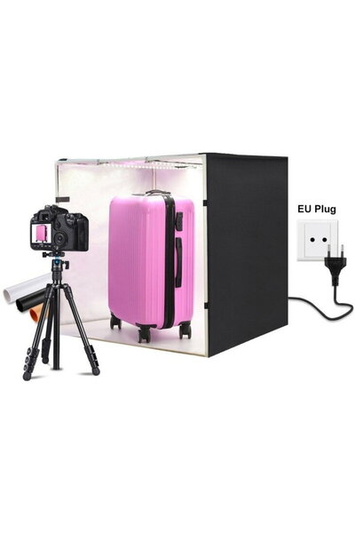 PULUZ Studio foto 80cm PU5080EU, cu lumini reglabile, 8500lm