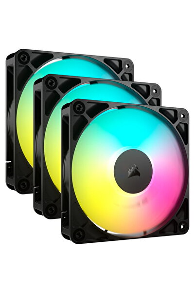 Corsair RS120 ARGB, ventilator carcasă (negru, pachet de 3)