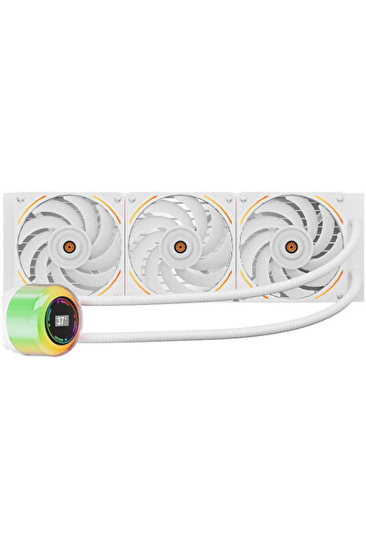 1ST PLAYER CC 360 alb, ventilator de 120 mm, Alb