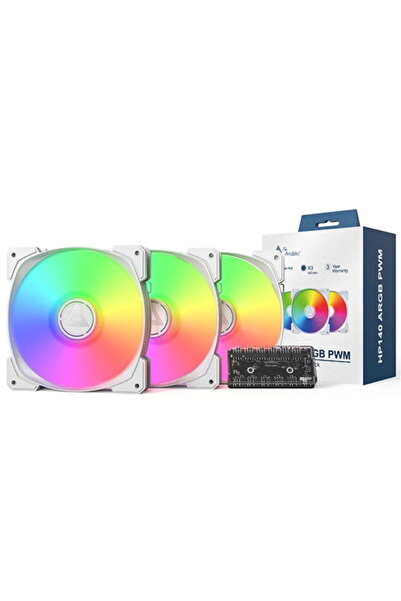 MONTECH Kit 3x HP140 ARGB PWM Alb