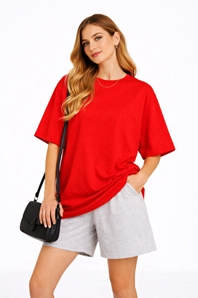 Lizbon Style Γυναικείο μπλουζάκι κανονικού μεγέθους, 100% βαμβακερό, βασικό, ...