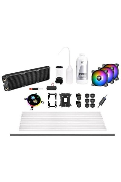 THERMALTAKE Kit cooler procesor cu lichid Pacific C360 DDC cu tuburi rigide ș...