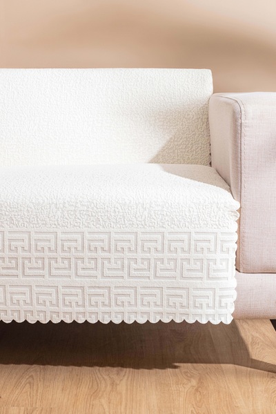 West Home Premium Αντιολισθητικό Κάλυμμα καναπέ Τριθέσιο Πλενόμενο Ανθεκτικό ...