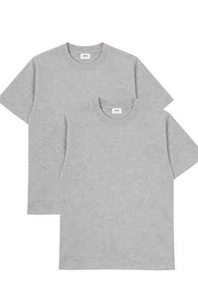 pandy Σετ 2 μπλουζών Oversize Basic με λαιμόκοψη ποδηλάτου