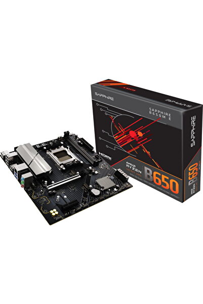 SAPPHIRE B650M-E, AMD B650, Socket AM5, mATX
