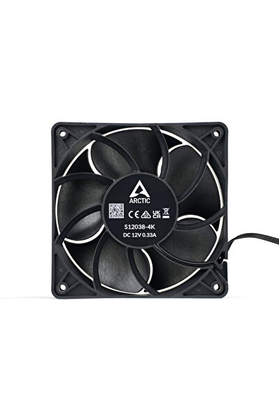 Arctic S12038-4K, 120mm PWM, 600 - 4000rpm, Negru