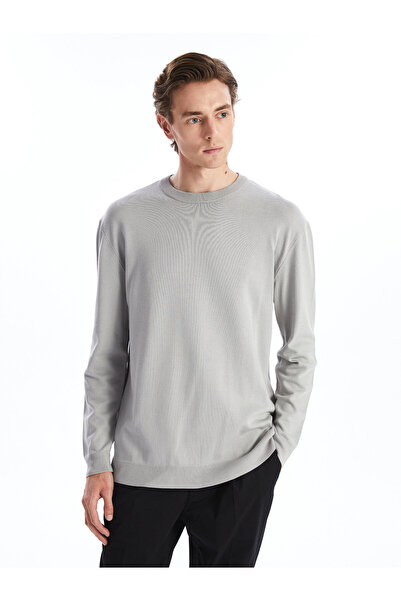 LC Waikiki Crew Neck Long Sleeve Men's Tricot Sweater