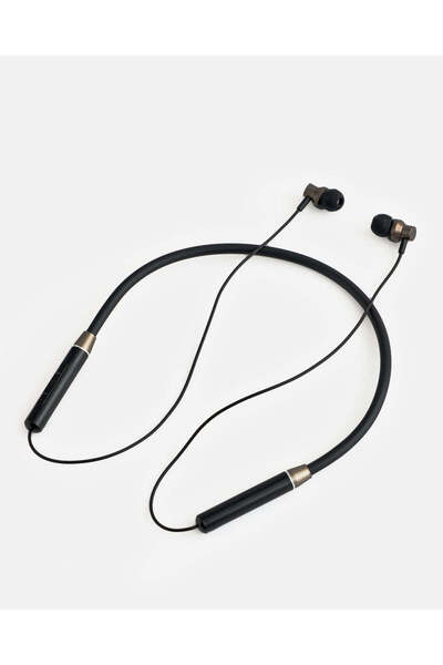 REDTAG Black Bluetooth Neckband Earphones