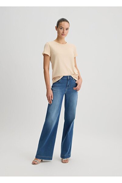 liu.jo Μπεζ κοντό μπλουζάκι