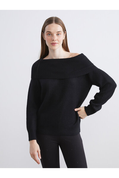 LC Waikiki Slash Neck Women's Knitwear Sweater