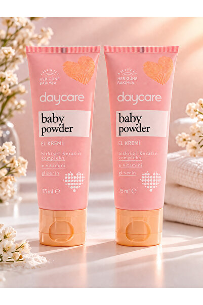 Daycare 🌸 Baby Powder El Kremi (2’li Set) 75 ml x 2