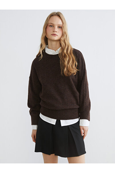 LC Waikiki Women's Crew Neck Knit Sweater