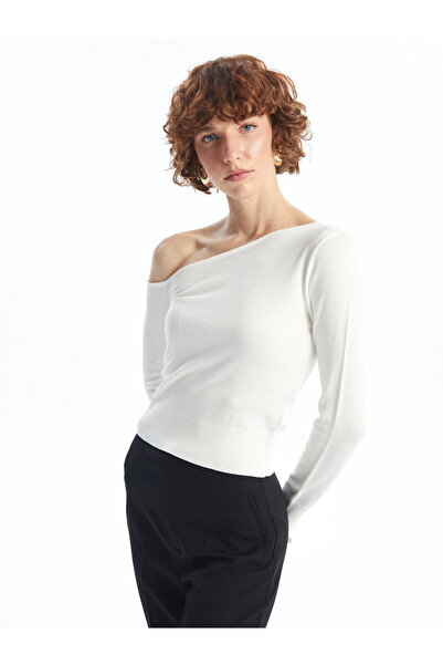 LC Waikiki Slash Neck Women's Knitwear Sweater