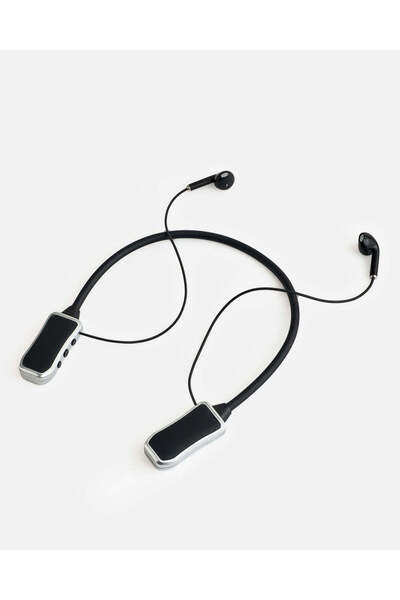REDTAG Black Bluetooth Neckband Earphones