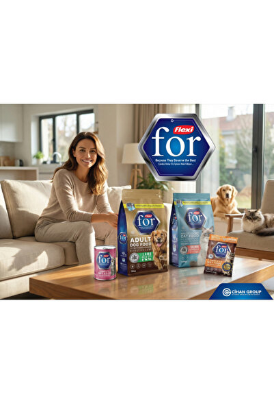 FlexiFor Postbiyotikli Dengeli Formül Biftekli Yetişkin Kedi Kuru Maması - 1.5 Kg