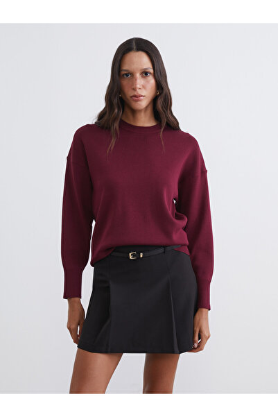 LC Waikiki Crew Neck Striped Women's Knitwear Sweater