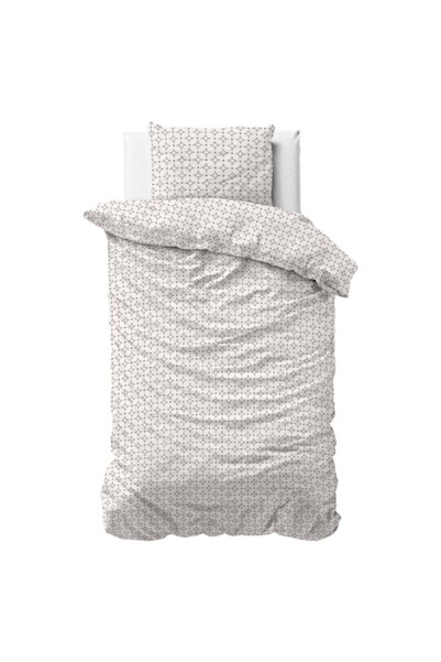 Sleeptime Σετ παπλωματοθήκης, Λευκό, Μικροΐνες, 140x220εκ.