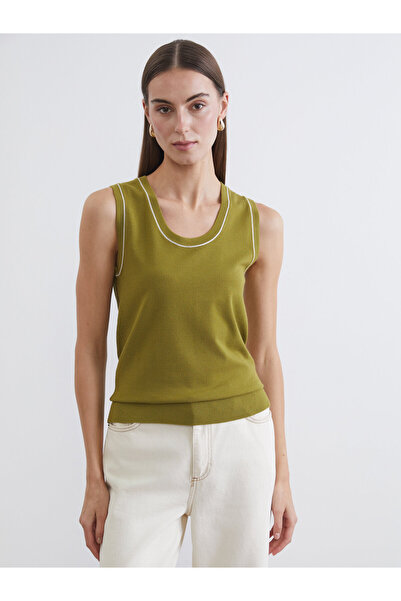 LC Waikiki Women's U-Neck Knit Sweater