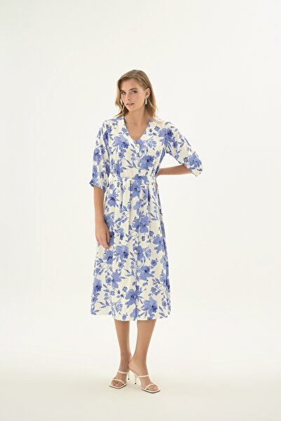 GİZZEY 21445 ΓΥΝΑΙΚΕΙΟ ΜΑΚΡΥ ΦΟΡΕΜΑ ΜΕ ΚΟΥΜΠΙΑ