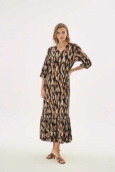 GİZZEY 21492 Women's Long Dress